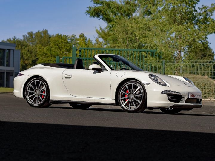 Porsche 991 3,8 L 400 Ch Carrera 4S Cabriolet PDK Blanc Pur - 7