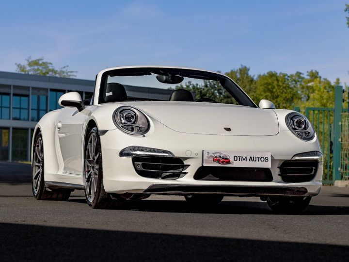 Porsche 991 3,8 L 400 Ch Carrera 4S Cabriolet PDK Blanc Pur - 10