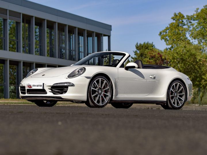 Porsche 991 3,8 L 400 Ch Carrera 4S Cabriolet PDK Blanc Pur - 4