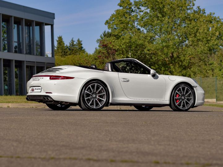 Porsche 991 3,8 L 400 Ch Carrera 4S Cabriolet PDK Blanc Pur - 13