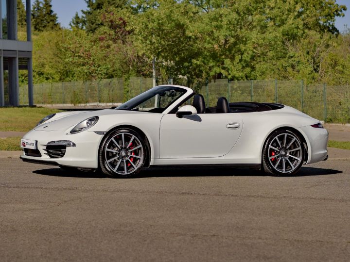 Porsche 991 3,8 L 400 Ch Carrera 4S Cabriolet PDK Blanc Pur - 6