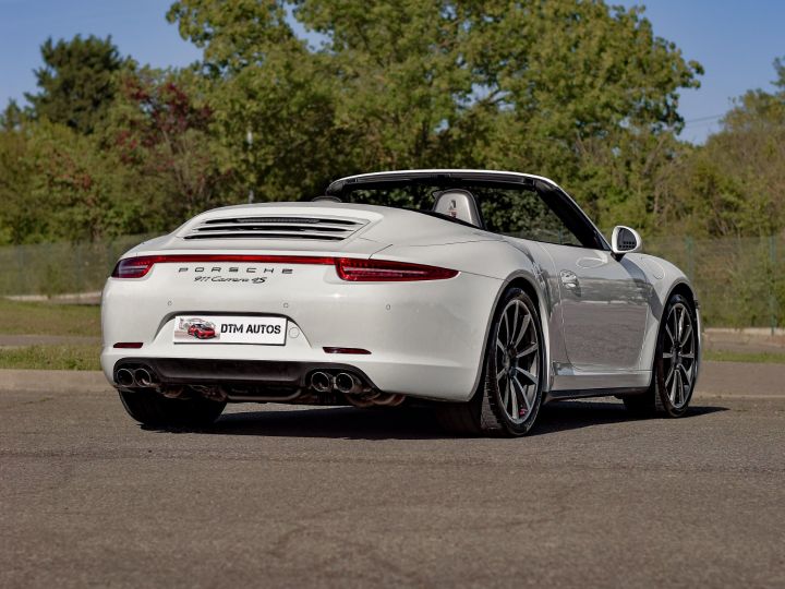 Porsche 991 3,8 L 400 Ch Carrera 4S Cabriolet PDK Blanc Pur - 15