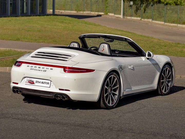 Porsche 991 3,8 L 400 Ch Carrera 4S Cabriolet PDK Blanc Pur - 16