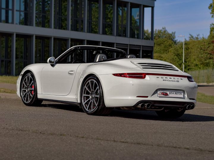 Porsche 991 3,8 L 400 Ch Carrera 4S Cabriolet PDK Blanc Pur - 18