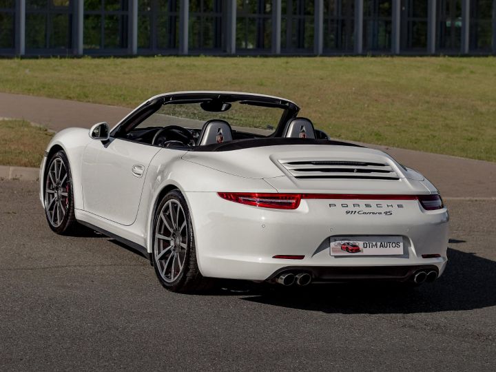 Porsche 991 3,8 L 400 Ch Carrera 4S Cabriolet PDK Blanc Pur - 20