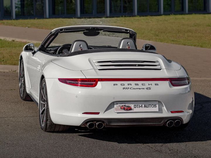 Porsche 991 3,8 L 400 Ch Carrera 4S Cabriolet PDK Blanc Pur - 22