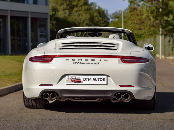 Porsche 991 3,8 L 400 Ch Carrera 4S Cabriolet PDK Blanc Pur - 23