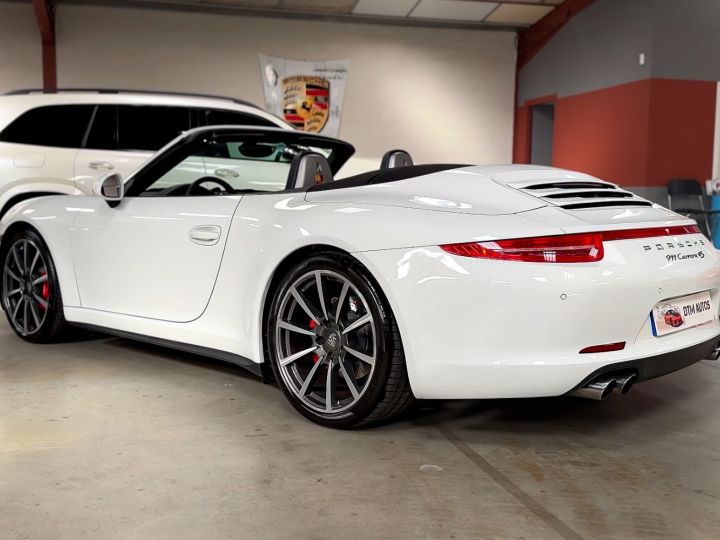 Porsche 991 3,8 L 400 Ch Carrera 4S Cabriolet PDK Blanc Pur - 35