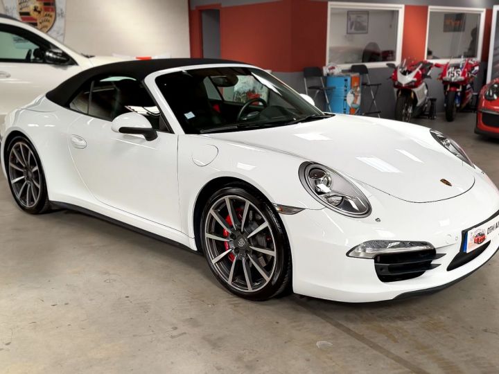 Porsche 991 3,8 L 400 Ch Carrera 4S Cabriolet PDK Blanc Pur - 40