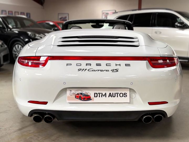 Porsche 991 3,8 L 400 Ch Carrera 4S Cabriolet PDK Blanc Pur - 41