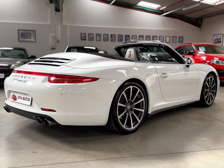 Porsche 991 3,8 L 400 Ch Carrera 4S Cabriolet PDK Blanc Pur - 42