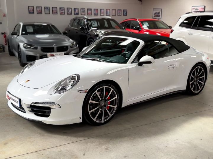 Porsche 991 3,8 L 400 Ch Carrera 4S Cabriolet PDK Blanc Pur - 44