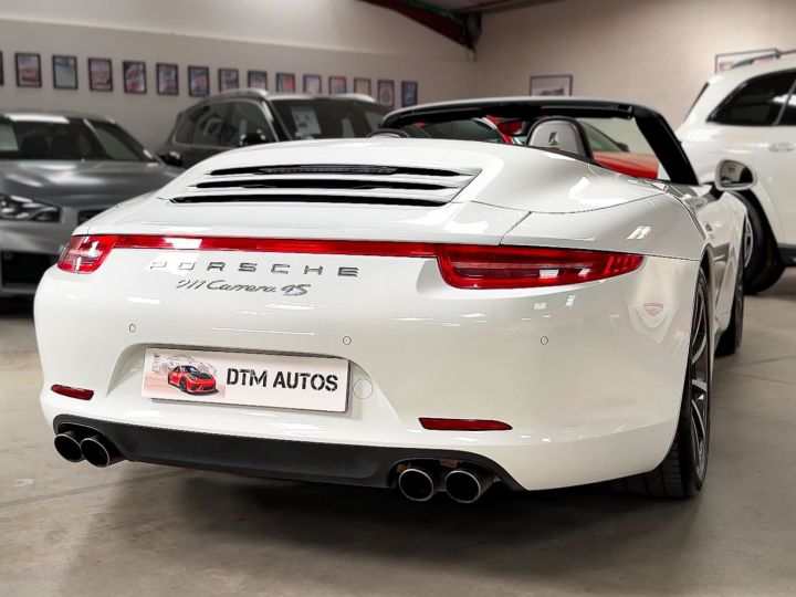 Porsche 991 3,8 L 400 Ch Carrera 4S Cabriolet PDK Blanc Pur - 46