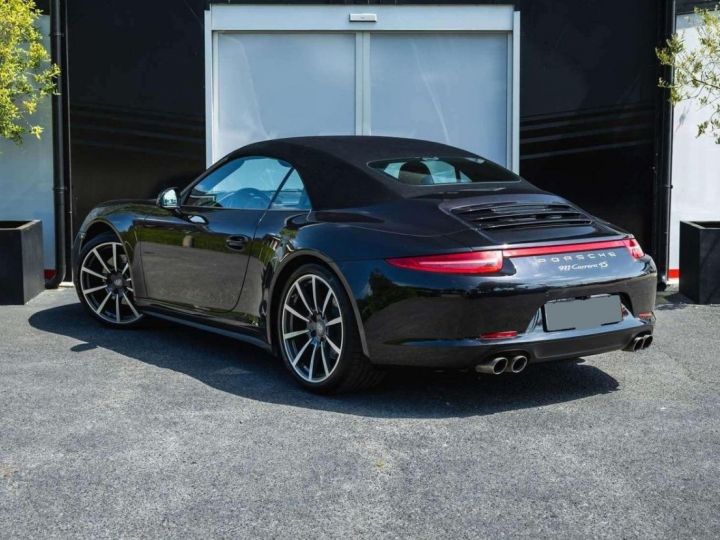 Porsche 991 4S CABRIOLET CHRONO SPORT BOSE CAMERA DEUXIEME MAIN GARANTIE 12 MOIS NOIR - 6