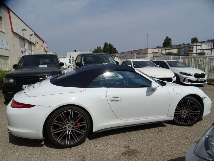 Porsche 991 911 991 Cabriolet 4S PDK 3.8L 400PS/ Full Options XLF  Chrono +  PDLS blan carrera - 3