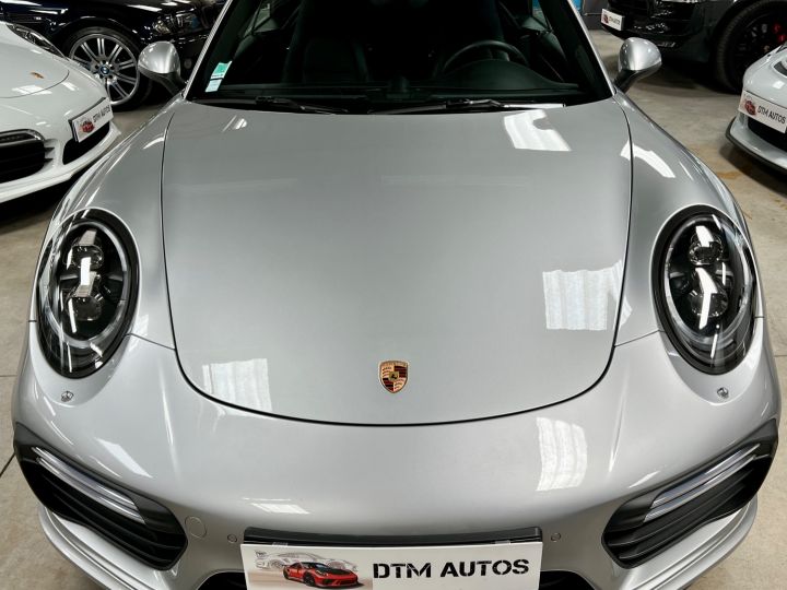 Porsche 991 911 Phase 2 Turbo Cabriolet 3.8 L 540 Ch PDK Argent Gt - 8