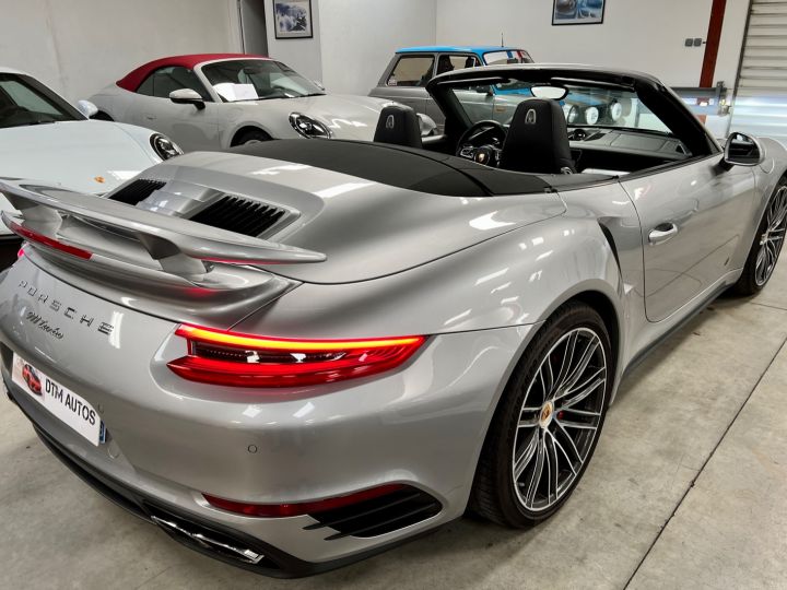 Porsche 991 911 Phase 2 Turbo Cabriolet 3.8 L 540 Ch PDK Argent Gt - 28