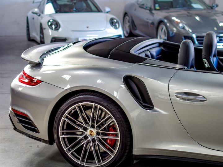 Porsche 991 911 Phase 2 Turbo Cabriolet 3.8 L 540 Ch PDK Argent Gt - 29