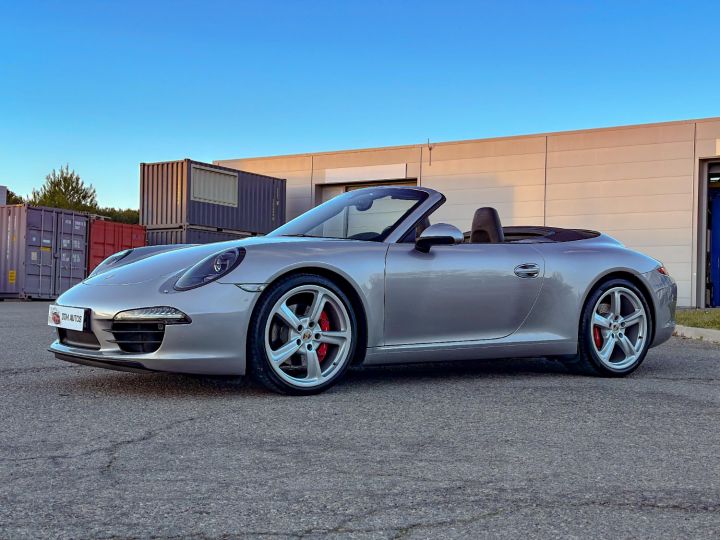 Porsche 991 CARRERA S CABRIOLET 3.8 L 400 Ch PDK FR Argent GT Metal - 5