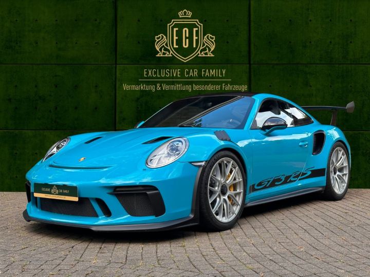 Porsche 991 GT3.2 4.0 Clubsport Weissach 500 ch , Céramic, Carbon Intérieur, BOSE , LIFT, CHRONO SPORT PASM PSE Garantie P. Approved 07/2025 Bleu Miami - 1