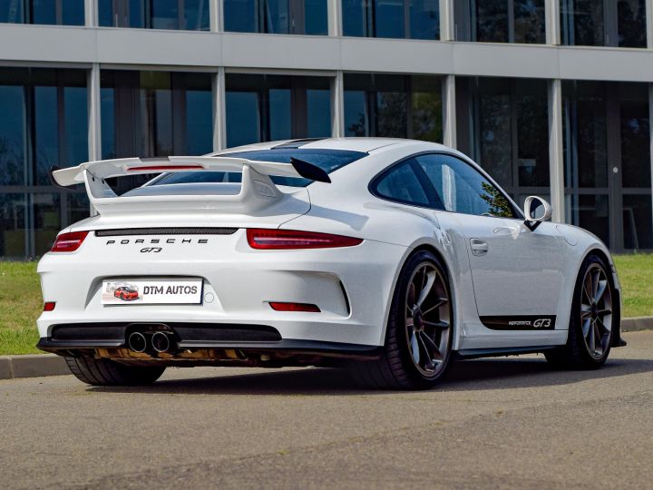 Porsche 991 GT3 3.8 L 475 Ch PDK GARANTIE PORSCHE APPROVED 08/2025 Blanc Carrera Métallisé - 12