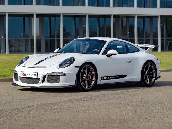 Porsche 991 GT3 3.8 L 475 Ch PDK GARANTIE PORSCHE APPROVED 08/2025 Blanc Carrera Métallisé - 3