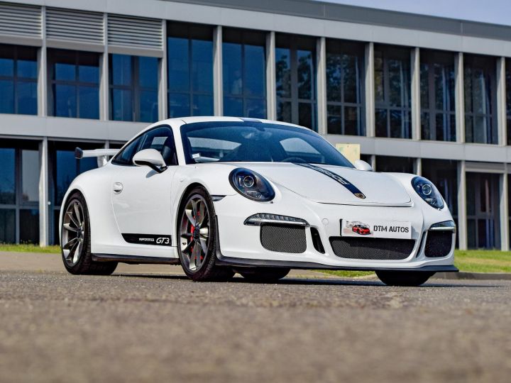 Porsche 991 GT3 3.8 L 475 Ch PDK GARANTIE PORSCHE APPROVED 08/2025 Blanc Carrera Métallisé - 13