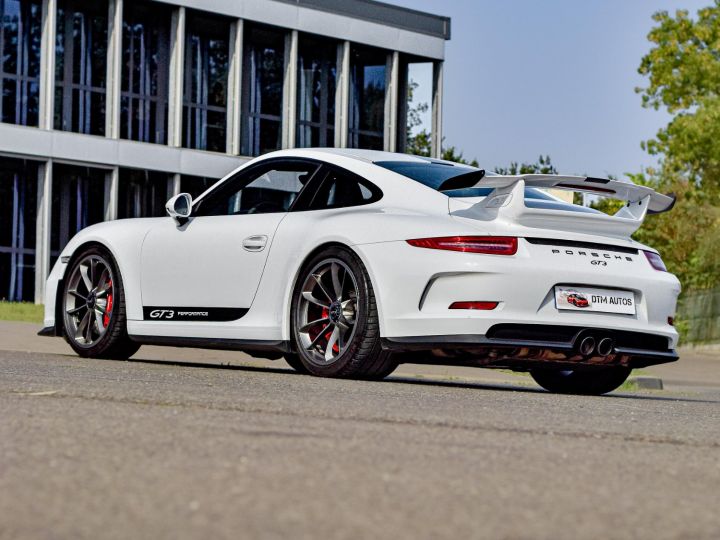 Porsche 991 GT3 3.8 L 475 Ch PDK GARANTIE PORSCHE APPROVED 08/2025 Blanc Carrera Métallisé - 4