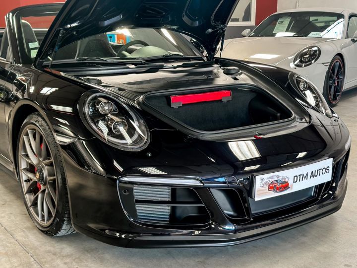 Porsche 991 Phase 2 Cabriolet Carrera 4 GTS 3,0 L 450 Ch Porsche Approved Noir Intense Métallisé - 13