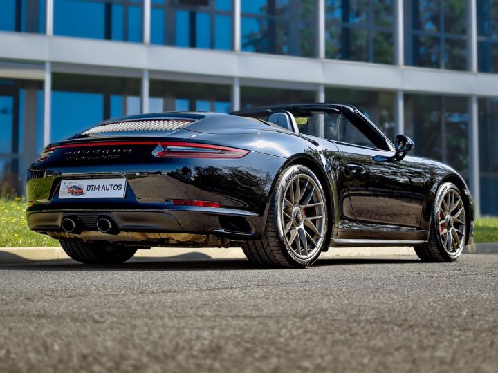 Porsche 991 Phase 2 Cabriolet Carrera 4 GTS 3,0 L 450 Ch Porsche Approved Noir Intense Métallisé - 29