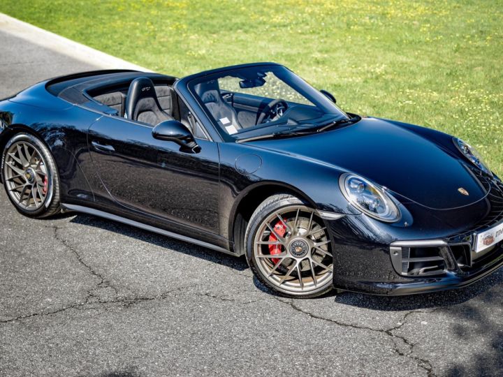 Porsche 991 Phase 2 Cabriolet Carrera 4 GTS 3,0 L 450 Ch Porsche Approved Noir Intense Métallisé - 9