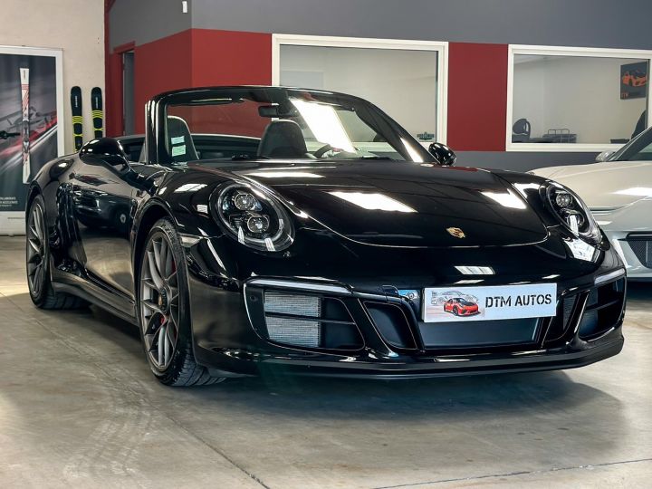 Porsche 991 Phase 2 Cabriolet Carrera 4 GTS 3,0 L 450 Ch Porsche Approved Noir Intense Métallisé - 12