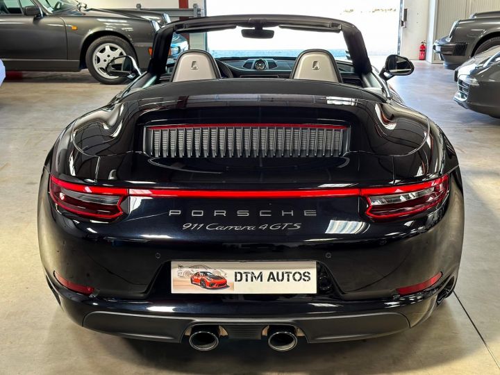 Porsche 991 Phase 2 Cabriolet Carrera 4 GTS 3,0 L 450 Ch Porsche Approved Noir Intense Métallisé - 34