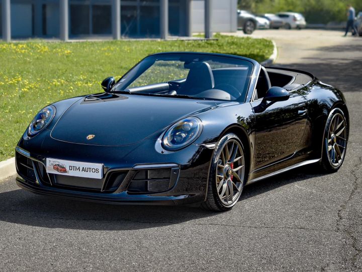 Porsche 991 Phase 2 Cabriolet Carrera 4 GTS 3,0 L 450 Ch Porsche Approved Noir Intense Métallisé - 1