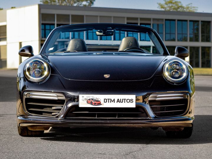 Porsche 991 Phase 2 Turbo Cabriolet 3.8 L 540 Ch PDK FR Noir Intense Métallisé - 5