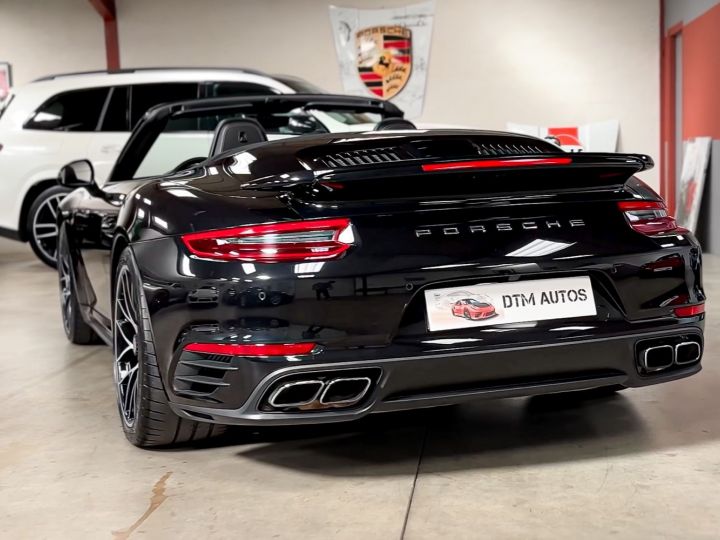 Porsche 991 Phase 2 Turbo Cabriolet 3.8 L 540 Ch PDK FR Noir Intense Métallisé - 43