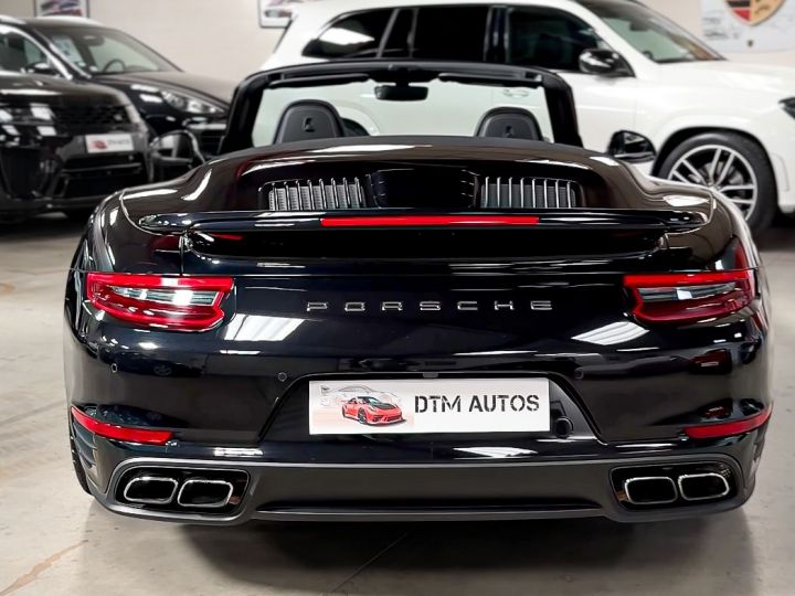 Porsche 991 Phase 2 Turbo Cabriolet 3.8 L 540 Ch PDK FR Noir Intense Métallisé - 46