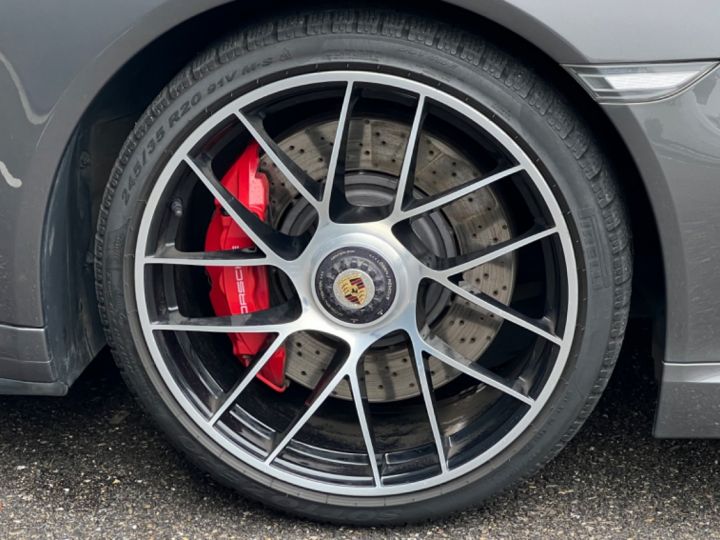 Porsche 991 Porsche 911 991 Phase 2 Turbo - Crédit 1 391 Euros Par Mois - 1e Main - TO - Chrono - Sièges Sport Adaptatifs Ventilés Et Chauffants Gris Quartz - 2