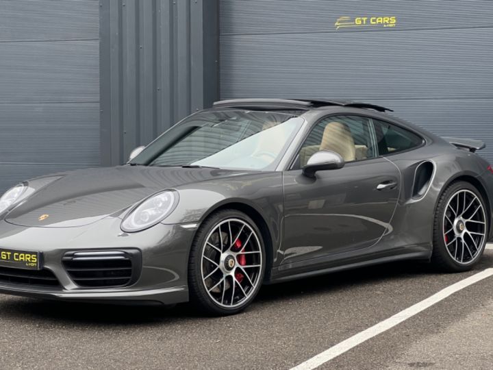 Porsche 991 Porsche 911 991 Phase 2 Turbo - Crédit 1 391 Euros Par Mois - 1e Main - TO - Chrono - Sièges Sport Adaptatifs Ventilés Et Chauffants Gris Quartz - 4