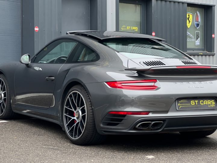 Porsche 991 Porsche 911 991 Phase 2 Turbo - Crédit 1 391 Euros Par Mois - 1e Main - TO - Chrono - Sièges Sport Adaptatifs Ventilés Et Chauffants Gris Quartz - 7