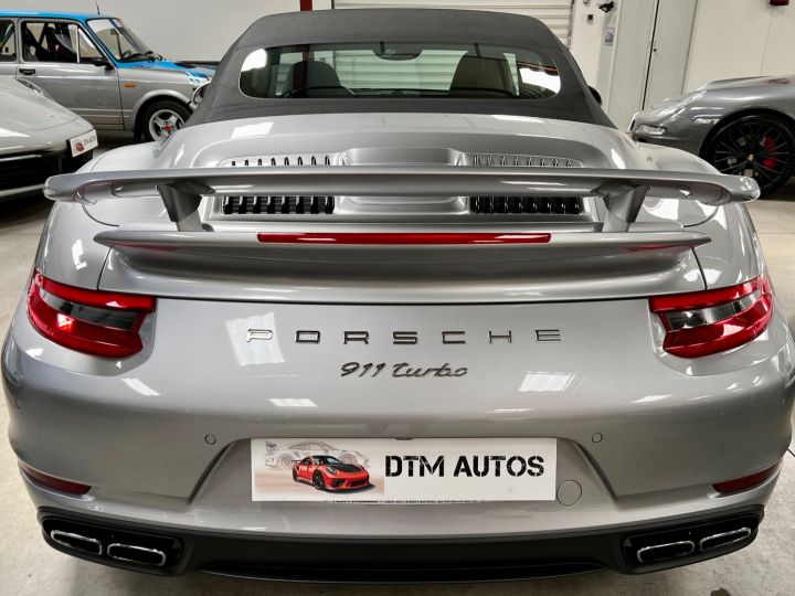 Porsche 991 Porsche 911 Type 991 Phase 2 Turbo Cabriolet 3.8 L 540 Ch PDK Argent Gt - 22