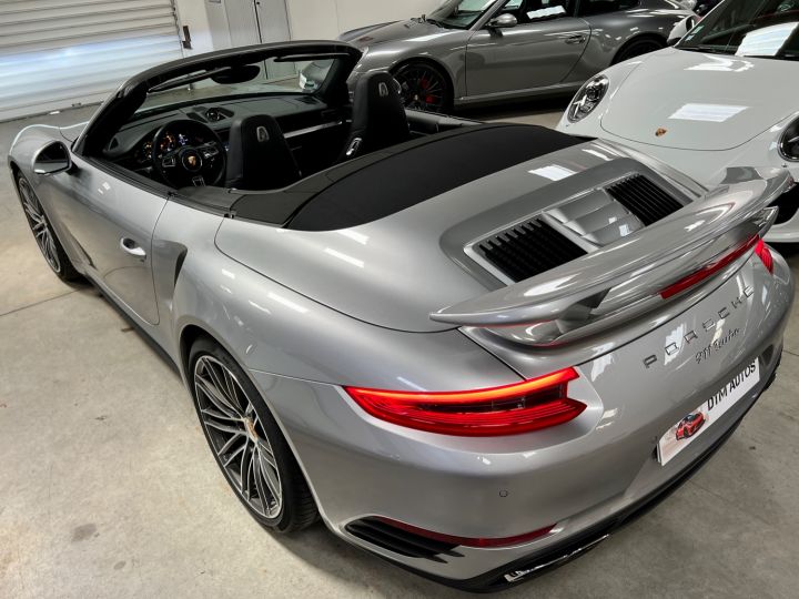 Porsche 991 Porsche 911 Type 991 Phase 2 Turbo Cabriolet 3.8 L 540 Ch PDK Argent Gt - 19