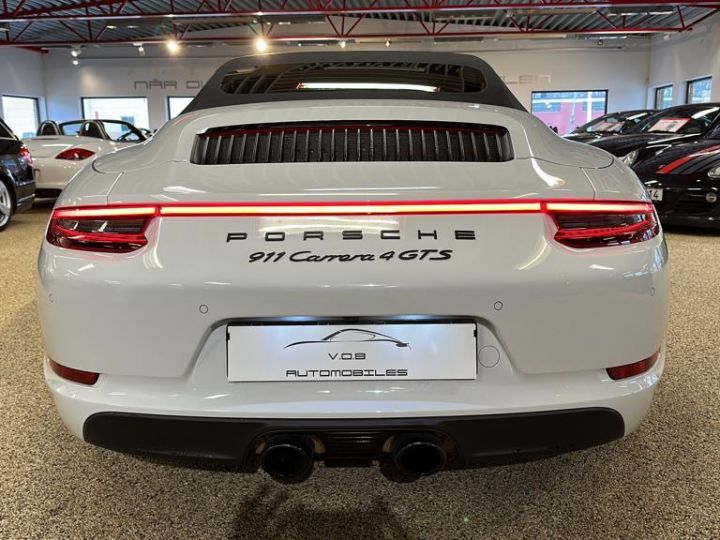 Porsche 991 PORSCHE 991.2 CARRERA 4 GTS 3.0 450CV PDK CABRIOLET /CAMERA /ROUES DIRECT /LIFT/ EXCLUSIF / 26200 KMS FULL Blanc - 7
