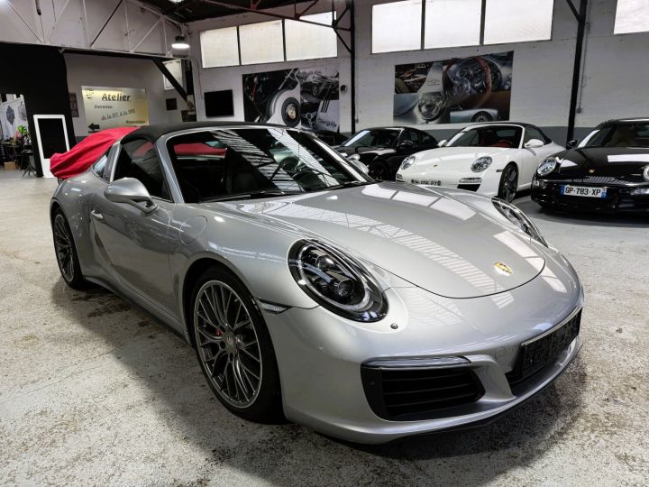 Porsche 991 PORSCHE 991.2 TARGA 4S PDK 3.0 420CV / CHRONO/PSE / ROUES DIRECT /BURMESTER/ APPROVED 07:25 Argent Gt - 2