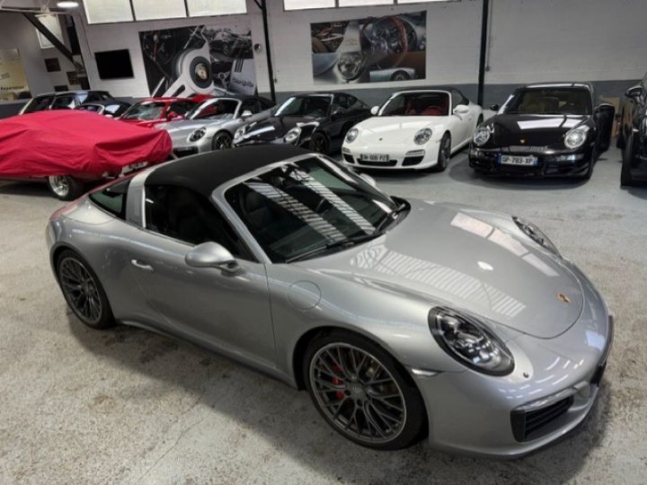 Porsche 991 PORSCHE 991.2 TARGA 4S PDK 3.0 420CV / CHRONO/PSE / ROUES DIRECT /BURMESTER/ APPROVED 07:25 Argent Gt - 12