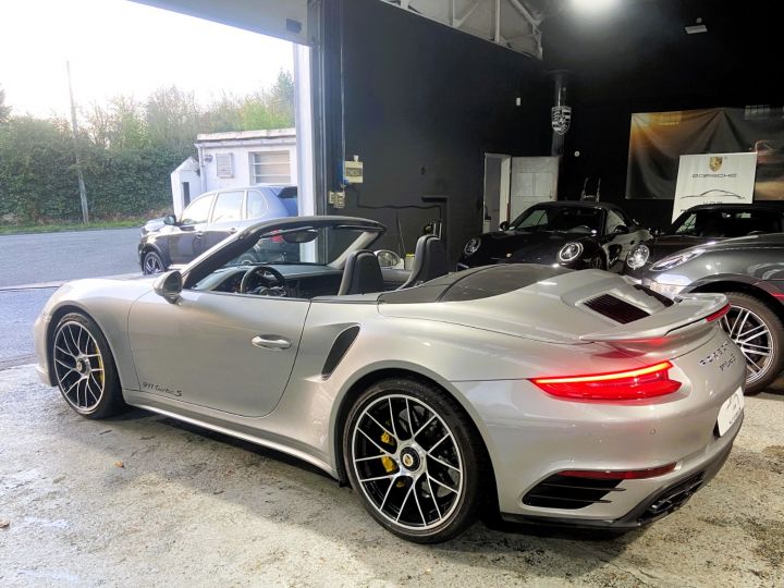 Porsche 991 PORSCHE 991.2 TURBO S CABRIOLET 3.8 580CV PDK / 31000 KM / ARGENT GT /ACC/BURMESTER Argent Gt - 8