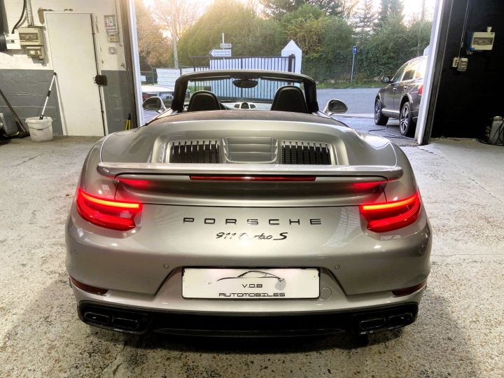 Porsche 991 PORSCHE 991.2 TURBO S CABRIOLET 3.8 580CV PDK / 31000 KM / ARGENT GT /ACC/BURMESTER Argent Gt - 19