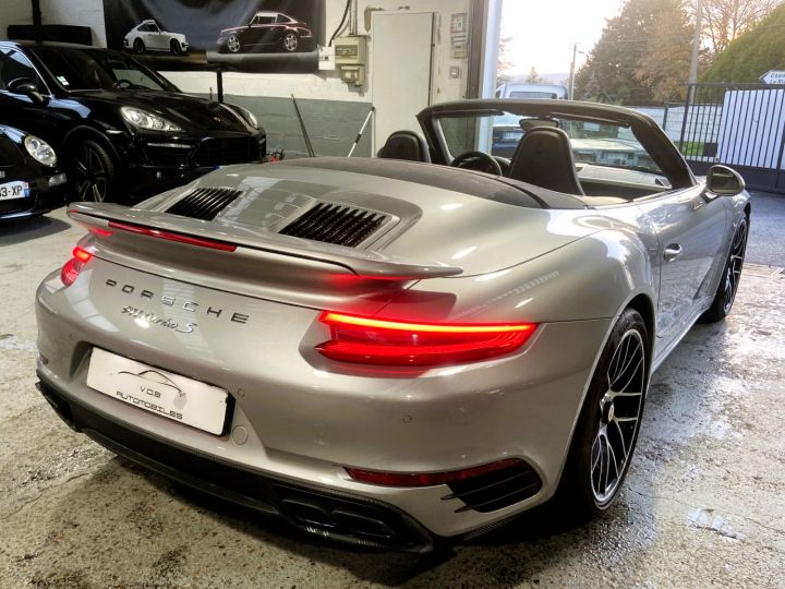 Porsche 991 PORSCHE 991.2 TURBO S CABRIOLET 3.8 580CV PDK / 31000 KM / ARGENT GT /ACC/BURMESTER Argent Gt - 20