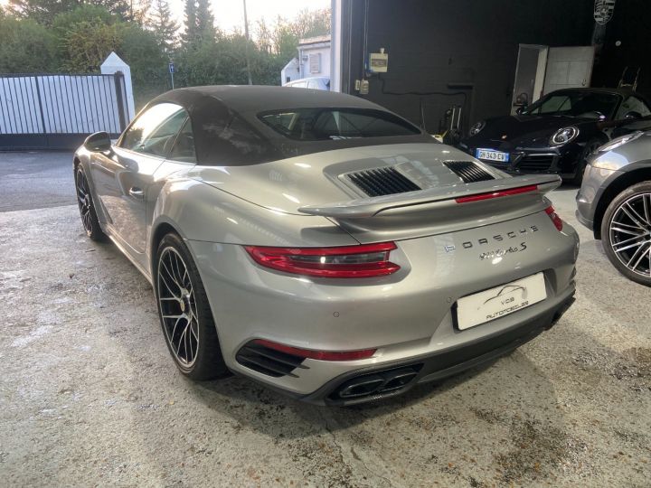 Porsche 991 PORSCHE 991.2 TURBO S CABRIOLET 3.8 580CV PDK / 31000 KM / ARGENT GT /ACC/BURMESTER Argent Gt - 18