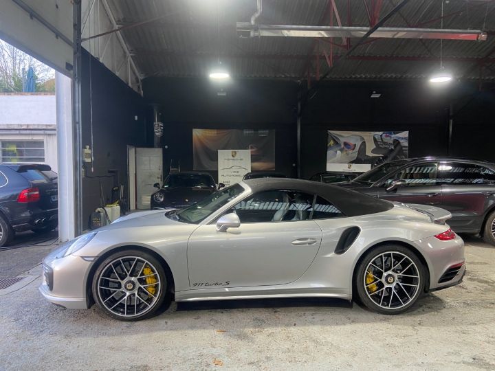 Porsche 991 PORSCHE 991.2 TURBO S CABRIOLET 3.8 580CV PDK / 31000 KM / ARGENT GT /ACC/BURMESTER Argent Gt - 21